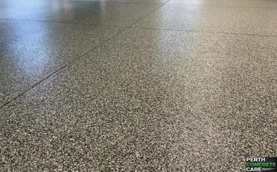 Epoxy flake floor, Wanneroo commercial flooring by Perth Commercial Flooring